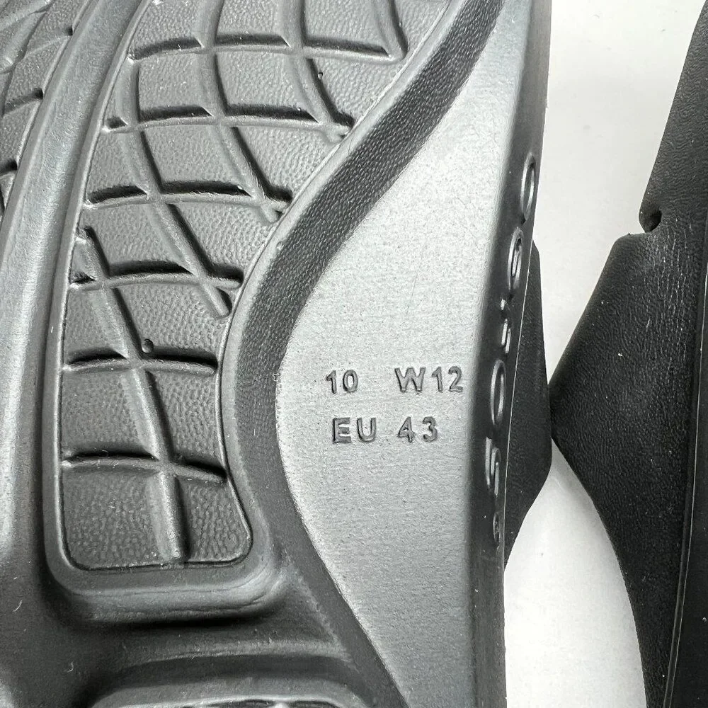 Oofos OOahh Sandals Men's Size‎ 10 Black Running Recovery Active Beach Slides